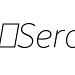 SeroOffc-ThinItalic
