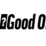 GoodOffc-XCondBlackItalic