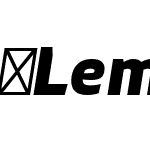 Lembra-BlackItalic