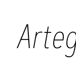 ArtegraSansCondensed-ThinItalic