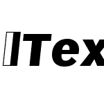 TexicaliX-HeavyItalic