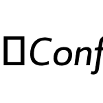 Conflict-Italic