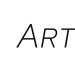 ArtegraSansSC-ExtraLightItalic