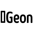 GeonSoftCondensedBold
