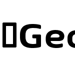 GeonSoftExpandedExtraBold