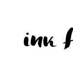 1 ink font