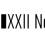 XXIINeueNorm-RndCndRegular