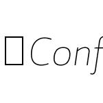 Conflict-ThinItalic