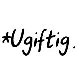 Ugiftig-Italic