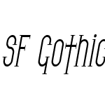 SF Gothican Condensed