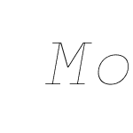 Monoloch-ThinItalic