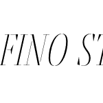 Fino Stencil Title
