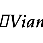 VianovaSerifPro-MediumItalic