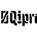 QiprokoStencil-Condensed