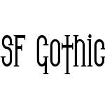 SF Gothican Condensed