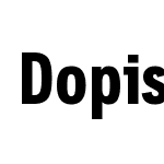 DopisCondensedBold