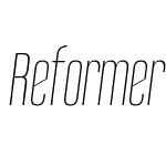 Reformer-LightItalic