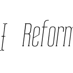 ReformerSerif-LightItalic