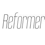 Reformer-ThinItalic