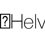 HelveticaNeueLTARM-35Thin