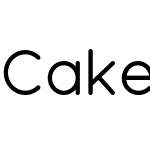 Cake Sans