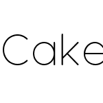 Cake Sans