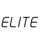 Elite Danger Semi-Bold Italic