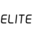 Elite Danger Bold Semi-Italic