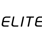 Elite Danger Bold Expanded Italic