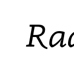 Radcliffe-italic