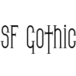 SF Gothican Condensed