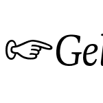 GellerText-LightItalic