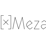 Mezalia_Sans-Thin