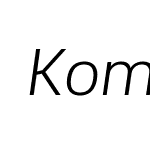 KommonGrotesk-LightItalic