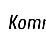 KommonGrotesk-CompressedItalic