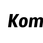 KommonGrotesk-CondensedBoldItalic