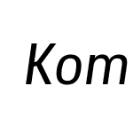 KommonGrotesk-CondensedItalic