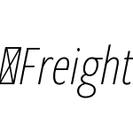 FreightSansHCmpProXLight-Ita