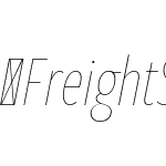 FreightSansHCmpProHairline-Ita