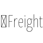 FreightSansHCmpPro-Thin