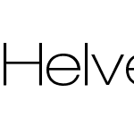 Helvetica Neue LT Pro