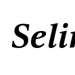 SelinaExtended-BoldItalic