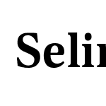 SelinaExtended-Bold