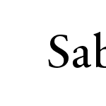 SabonNextLT-RegularOsF
