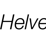 Helvetica Neue LT W1G