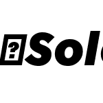 Soleil-BlackItalic