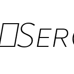 SeroScOffc-ThinItalic