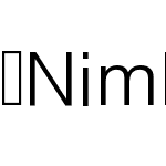 NimbusSansCHS-Light