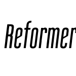 Reformer-BoldItalic