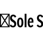SoleSans-MediumExtraCondensed